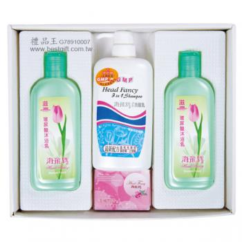 ZP洗髮乳(去頭皮屑)650gm+3效洗髮乳323gm+香皂3入